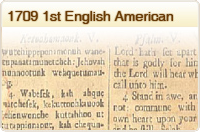 1709 1st English American